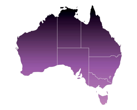 Map of Australia, DineLine AI restaurants